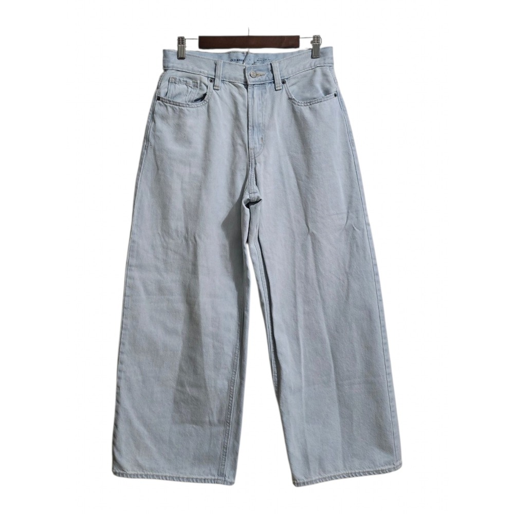 Old Navy Extra High Rise Baggy Wide-Leg Jeans In Wynne Sz 8P